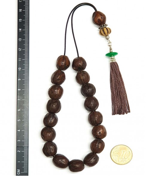 Κομπολόι από Μοσχοκάρυδο KOM11754