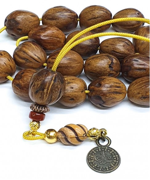 Κομπολόι από Μοσχοκάρυδο KOM11755