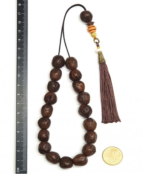 Κομπολόι από Μοσχοκάρυδο KOM11756