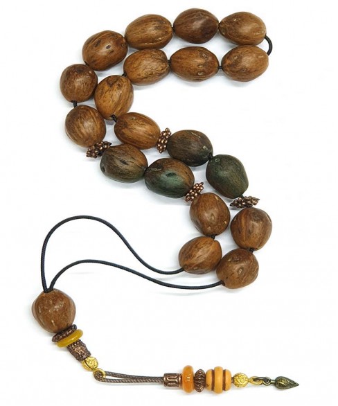 Κομπολόι από Μοσχοκάρυδο KOM11734