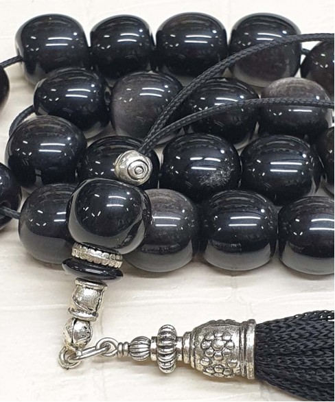 Κομπολόι από Οψιδιανό KOM11657