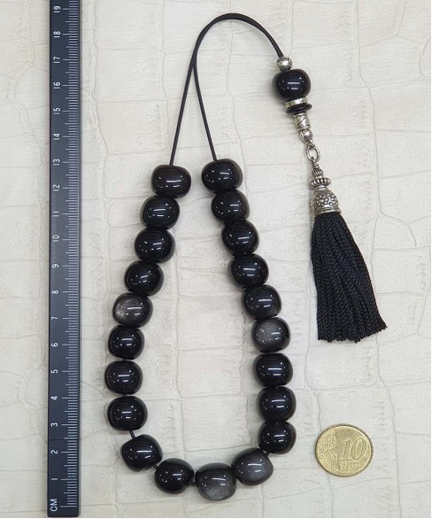 Κομπολόι από Οψιδιανό KOM11657