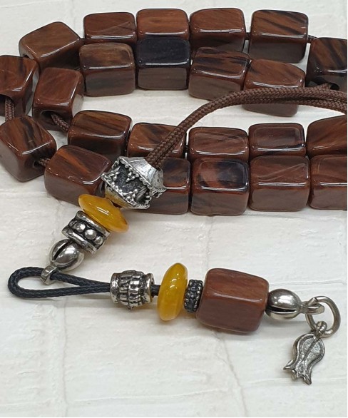 Κομπολόι από Οψιδιανό KOM11659