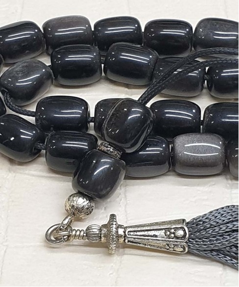 Κομπολόι από Οψιδιανό KOM11624