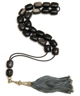 Κομπολόι από Οψιδιανό KOM11624