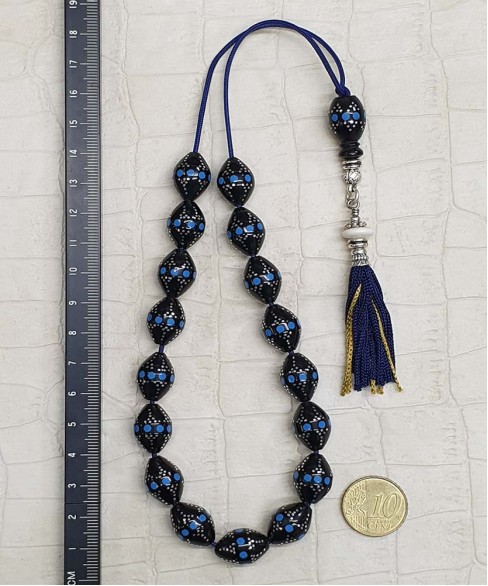 Κομπολόι από Έβενο KOM11604