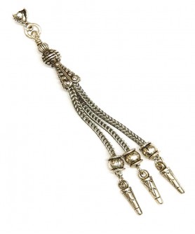 Φούντα επάργυρη κομπολογιού AKS10345