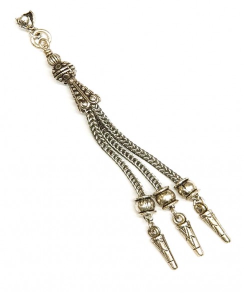 Φούντα επάργυρη κομπολογιού AKS10345