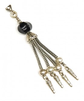 Φούντα επάργυρη κομπολογιού AKS10351