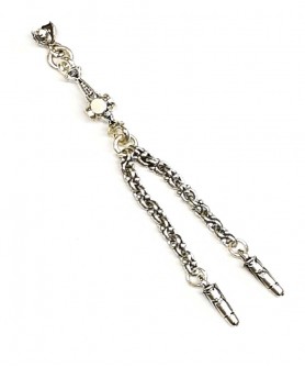 Φούντα επάργυρη κομπολογιού AKS10358