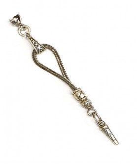 Φούντα επάργυρη κομπολογιού AKS10362