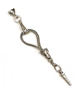 Φούντα επάργυρη κομπολογιού AKS10363