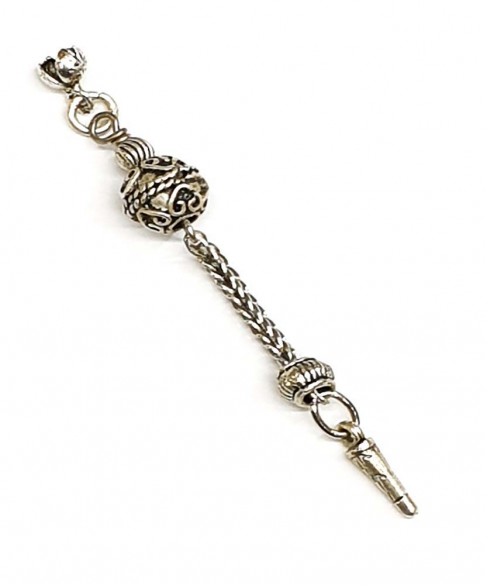 Φούντα επάργυρη κομπολογιού AKS10366