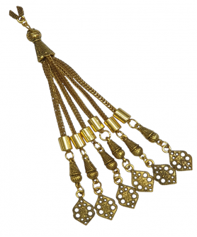 Φούντα επίχρυση κομπολογιού AKS10324