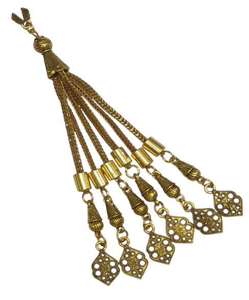 Φούντα επίχρυση κομπολογιού AKS10324