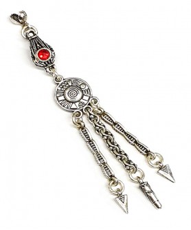 Φούντα επάργυρη κομπολογιού AKS10329