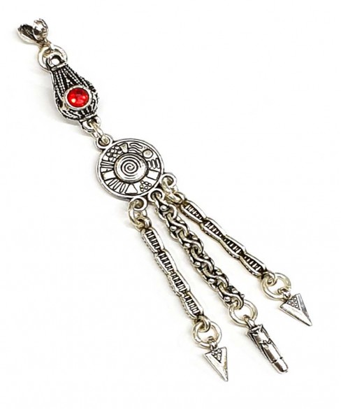 Φούντα επάργυρη κομπολογιού AKS10329