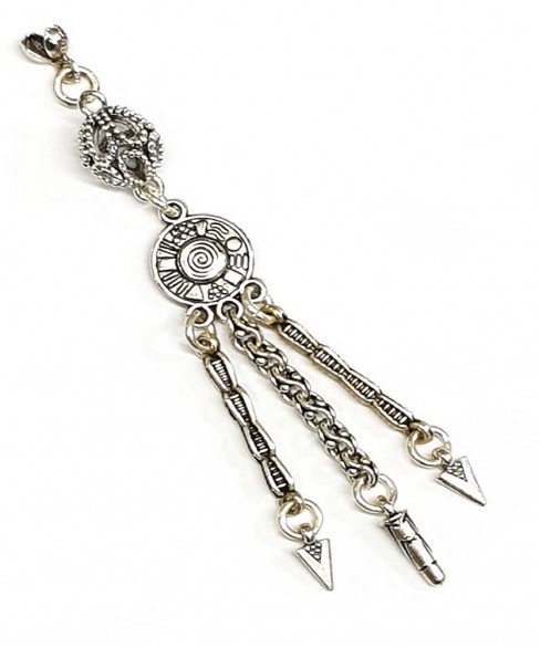 Φούντα επάργυρη κομπολογιού AKS10330