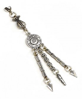 Φούντα επάργυρη κομπολογιού AKS10331