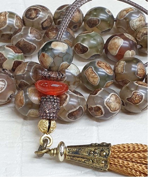 Κομπολόι από Ορυκτή Πέτρα KOM10849