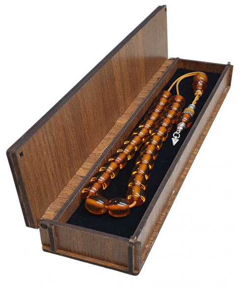 Χειροποίητο ξύλινο κουτί για συλλογές κομπολογιών KOYT10016