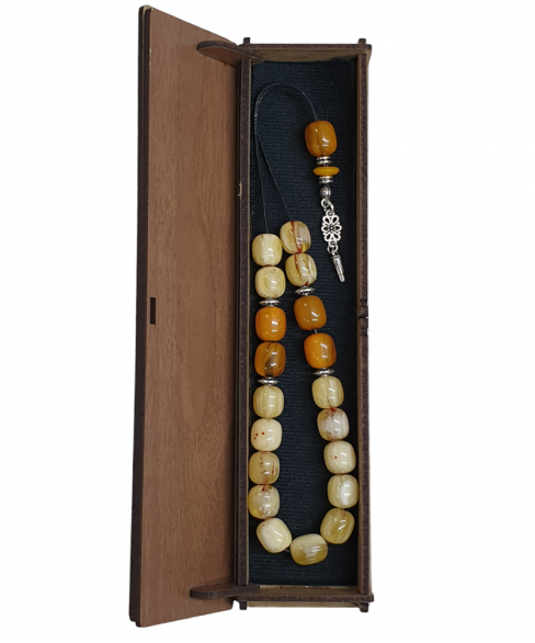 Χειροποίητο ξύλινο κουτί για συλλογές κομπολογιών KOYT10017