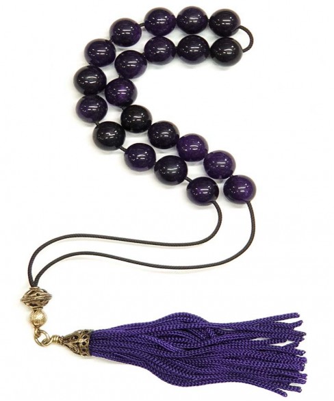 Κομπολόι από Αμέθυστο KOM11500