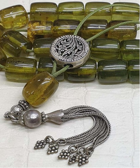 Κομπολόι από Κεχριμπάρι Κολομβίας KOM11430