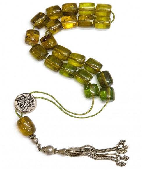 Κομπολόι από Κεχριμπάρι Κολομβίας KOM11430