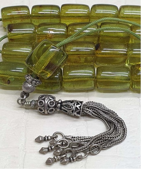 Κομπολόι από Κεχριμπάρι Κολομβίας KOM11431