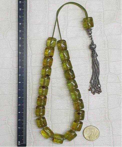 Κομπολόι από Κεχριμπάρι Κολομβίας KOM11431