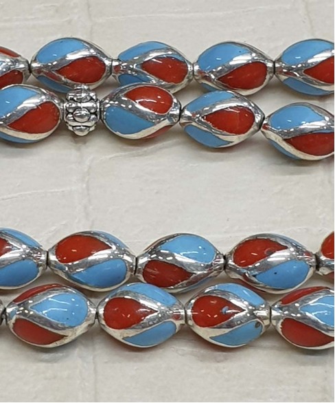 Κομπολόι από Ασήμι και Τεχνητή Ρητίνη KOM11414