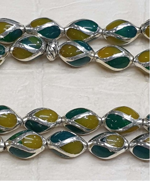 Κομπολόι από Ασήμι και Τεχνητή Ρητίνη KOM11415