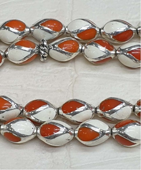 Κομπολόι από Ασήμι και Τεχνητή Ρητίνη KOM11417