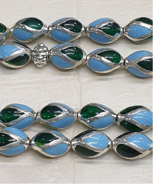 Κομπολόι από Ασήμι και Τεχνητή Ρητίνη KOM11418