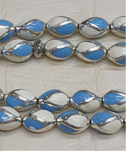 Κομπολόι από Ασήμι και Τεχνητή Ρητίνη KOM11420