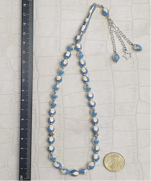 Κομπολόι από Ασήμι και Τεχνητή Ρητίνη KOM11420