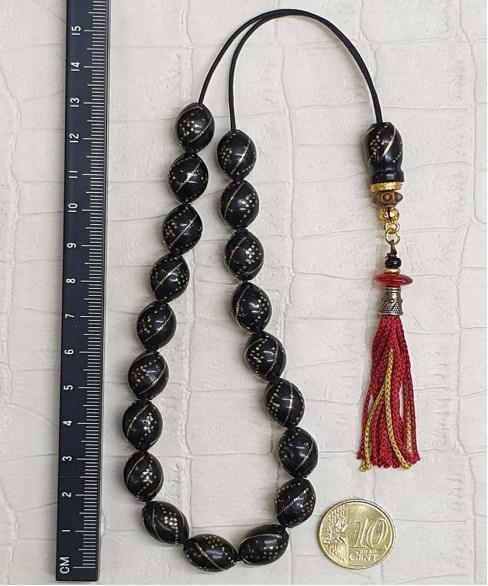 Κομπολόι από Έβενο KOM11343