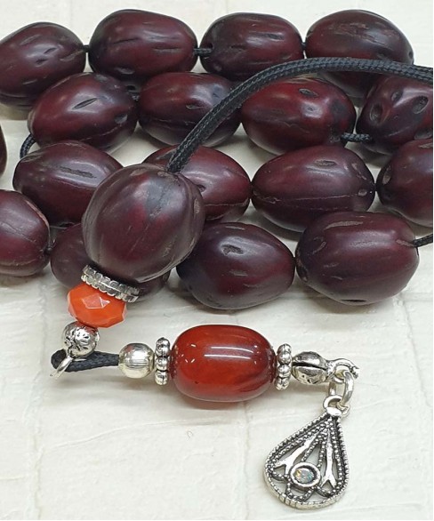 Κομπολόι από Μοσχοκάρυδο KOM11346