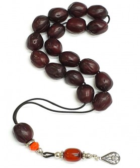 Κομπολόι από Μοσχοκάρυδο KOM11346