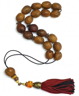 Κομπολόι από Μοσχοκάρυδο KOM11347