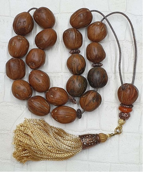 Κομπολόι από Μοσχοκάρυδο KOM11338