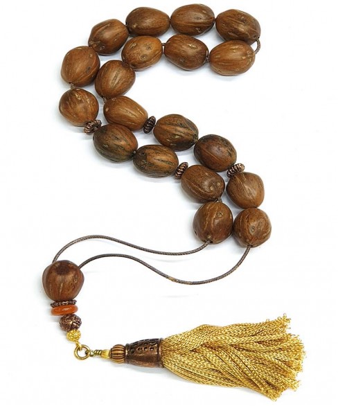 Κομπολόι από Μοσχοκάρυδο KOM11338