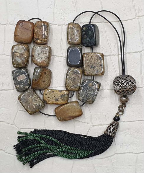 Κομπολόι από Ορυκτή Πέτρα KOM11293