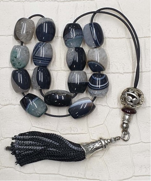 Κομπολόι από Ορυκτή Πέτρα KOM11285