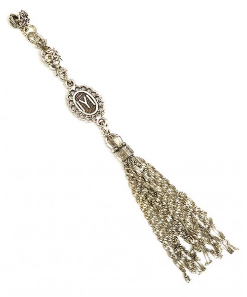 Φούντα επάργυρη κομπολογιού AKS10302