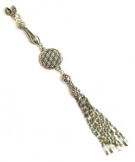 Φούντα επάργυρη κομπολογιού AKS10304