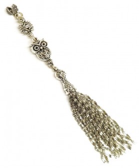 Φούντα επάργυρη κομπολογιού AKS10306