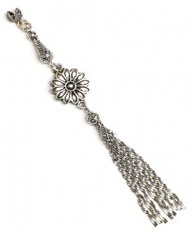 Φούντα επάργυρη κομπολογιού AKS10307