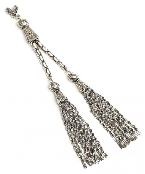 Φούντα επάργυρη κομπολογιού AKS10308